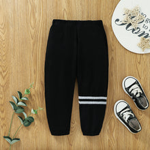 Load image into Gallery viewer, Boys GOOD VIBES Sweatshirt and Striped Joggers Set
