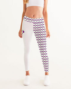Mysfit Logo Pattern 2 Women's Yoga Pants - Mysfit Stitch