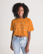 Load image into Gallery viewer, MysfitOrange Women&#39;s Lounge Cropped Tee
