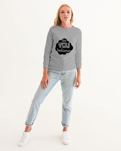 DoYOUBelieveX Women's Graphic Sweatshirt - Mysfit Stitch