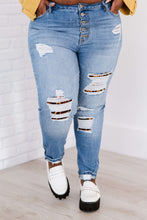 Load image into Gallery viewer, Kancan Untamed Full Size Run Leopard Lined Skinny Jeans
