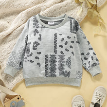 Load image into Gallery viewer, Boys Paisley Print Sweatshirt and Joggers Set
