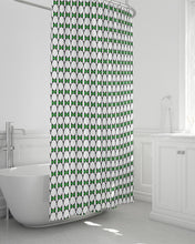 Load image into Gallery viewer, Mysfit Logo Pattern Shower Curtain 72&quot;x72&quot; - Mysfit Stitch
