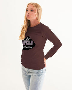DoYOUBelieveXX Women's Graphic Sweatshirt - Mysfit Stitch