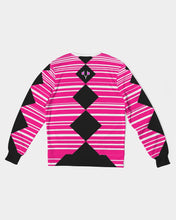 Load image into Gallery viewer, MysfitPinkPrint Men&#39;s Classic French Terry Crewneck Pullover
