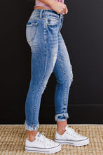 Load image into Gallery viewer, Kancan It&#39;s My Life Full Size Run Double Raw Hem Skinny Jeans
