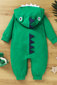 Baby Boy Dinosaur Hooded Jumpsuit