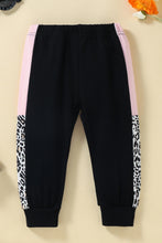 Load image into Gallery viewer, Baby Girl Mixed Print Crisscross Sweatshirt and Joggers Set

