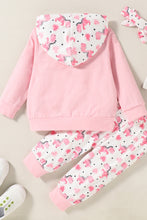 Load image into Gallery viewer, Baby Girls Dinosaur Print Hoodie and Joggers Set
