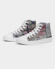 Load image into Gallery viewer, Mysfit pattern Men&#39;s Hightop Canvas Shoe
