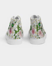 Load image into Gallery viewer, MysfitFloralPattern Women&#39;s Hightop Canvas Shoe
