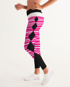 MysfitPinkPrint Women's Yoga Pants