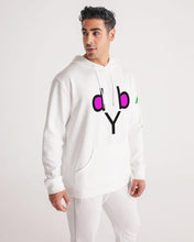 Load image into Gallery viewer, Mysfit Logo Pink Men&#39;s Hoodie - Mysfit Stitch
