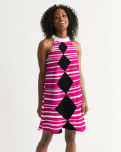 Load image into Gallery viewer, MysfitPinkPrint Women&#39;s Halter Dress
