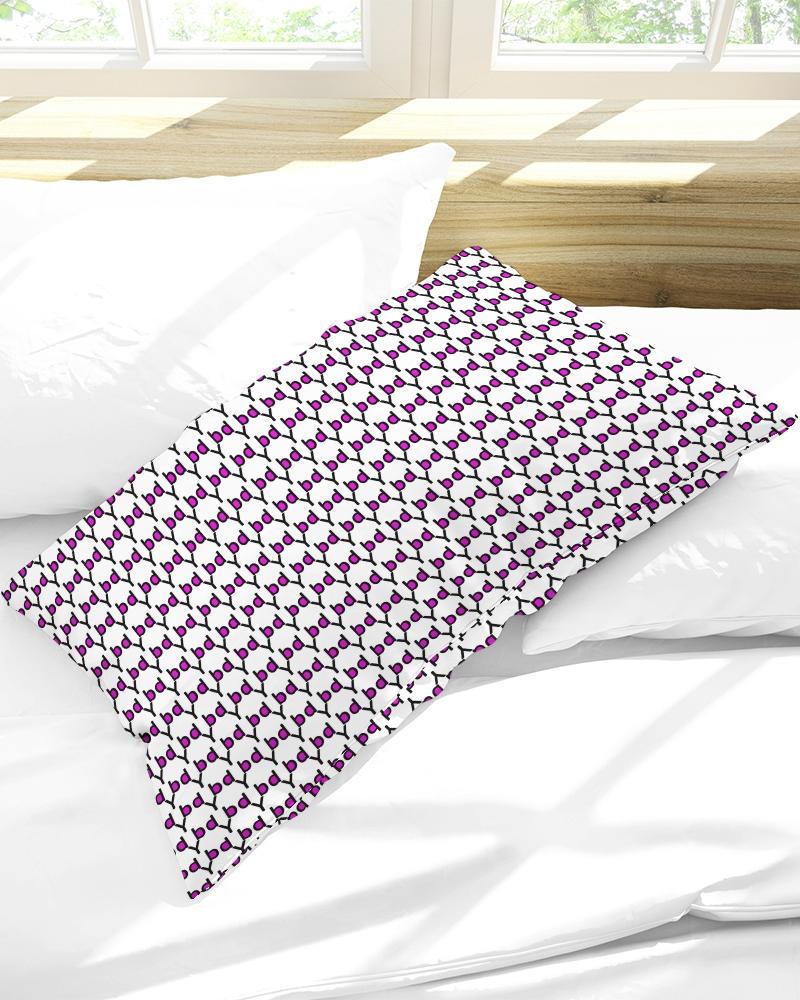 Mysfit Logo Pattern 2 Queen Pillow Case - Mysfit Stitch