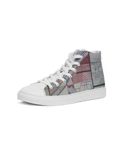 Load image into Gallery viewer, Mysfit pattern Men&#39;s Hightop Canvas Shoe
