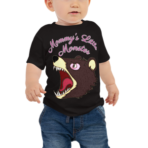 Mommy's Little Monster Baby Jersey Short Sleeve Tee