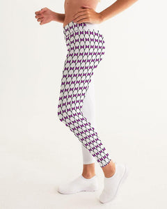 Mysfit Logo Pattern 2 Women's Yoga Pants - Mysfit Stitch
