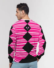 Load image into Gallery viewer, MysfitPinkPrint Men&#39;s Classic French Terry Crewneck Pullover
