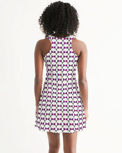 Load image into Gallery viewer, Mysfit Logo Pattern 2 Women&#39;s Racerback Dress - Mysfit Stitch
