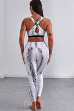 Load image into Gallery viewer, Snakeskin Sports Bra and Leggings Set

