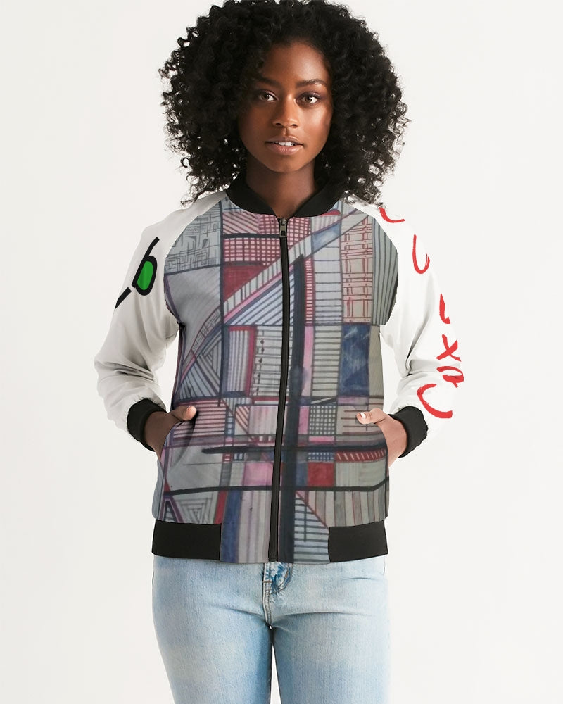 Mysfit pattern Women's Bomber Jacket