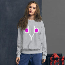 Load image into Gallery viewer, Mysfit Unisex Sweatshirt Pink - Mysfit Stitch
