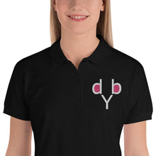Load image into Gallery viewer, Mysfit Embroidered Women&#39;s Polo Shirt - Mysfit Stitch
